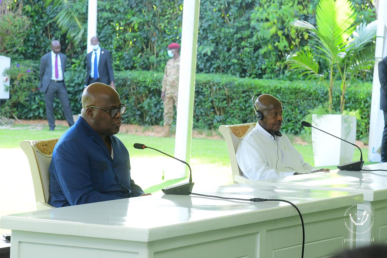 Coopération bilatérale RDC-Ouganda : Félix Tshisekedi et Yoweri Museveni signent 6 protocoles de consolidation de l’intégration économique.
